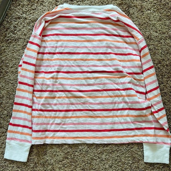 J-Crew Stripped long sleeve top - Picture 5 of 8